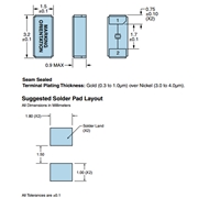 Ecliptek晶振,E8WSDC12-32.768K晶振,3215mm晶振