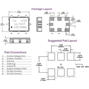 康納溫菲爾德晶振,VL734T晶振,VL734T-060.00M晶振